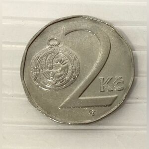 Czech Republic 2 koruny Coin 2013
Standard circulating coin Nickel plated steel.